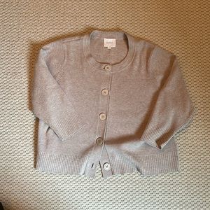 Sundays taupe 3/4 sleeve summer cardigan